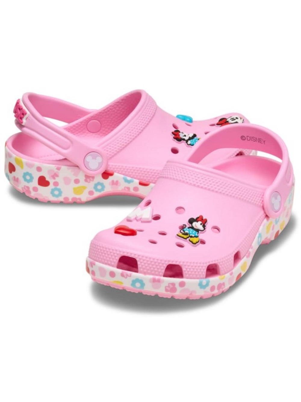 Crocs Kids Disney Minnie Mouse Classic Clog Sandals Size C8 Color Pink